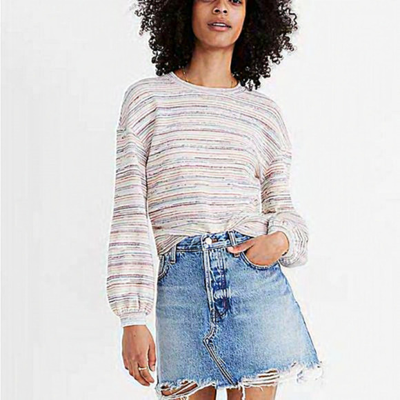 Madewell Tops - Madewell Bubble Knit Crop‎ Top